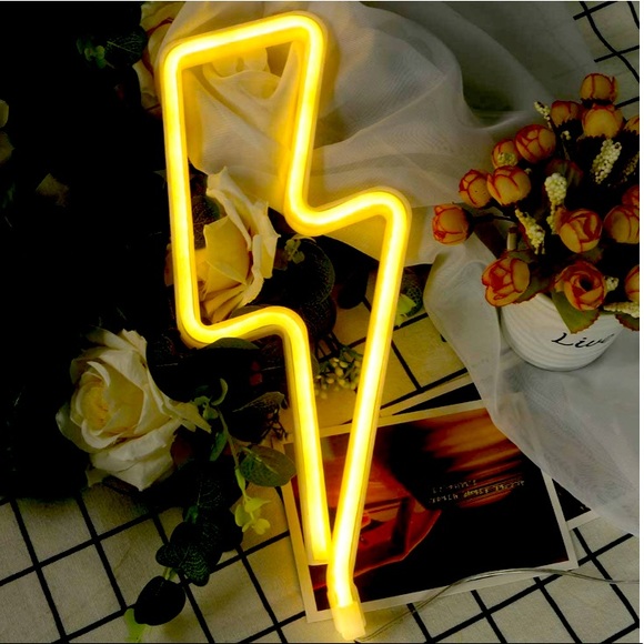 Neon Yellow Lightning LED Room/Wall/Party Decor - Picture 4 of 8